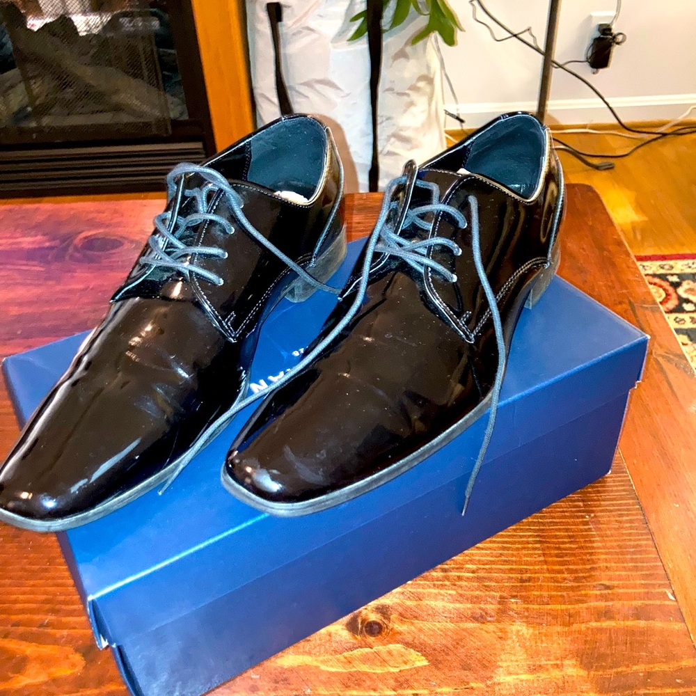 Calvin Klein tuxedo shoes; like new